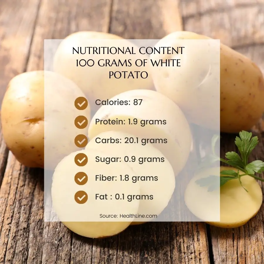 White Potatoes Nutrition