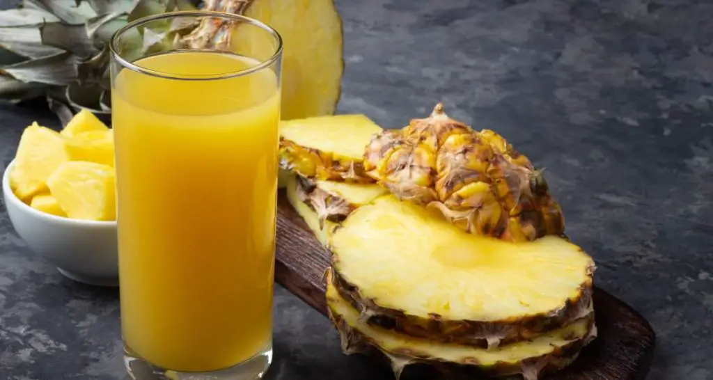 pineapple and pineapple juice