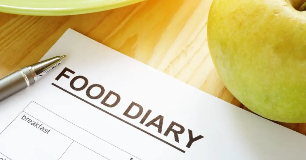 keep a food diary with histamine intolerance