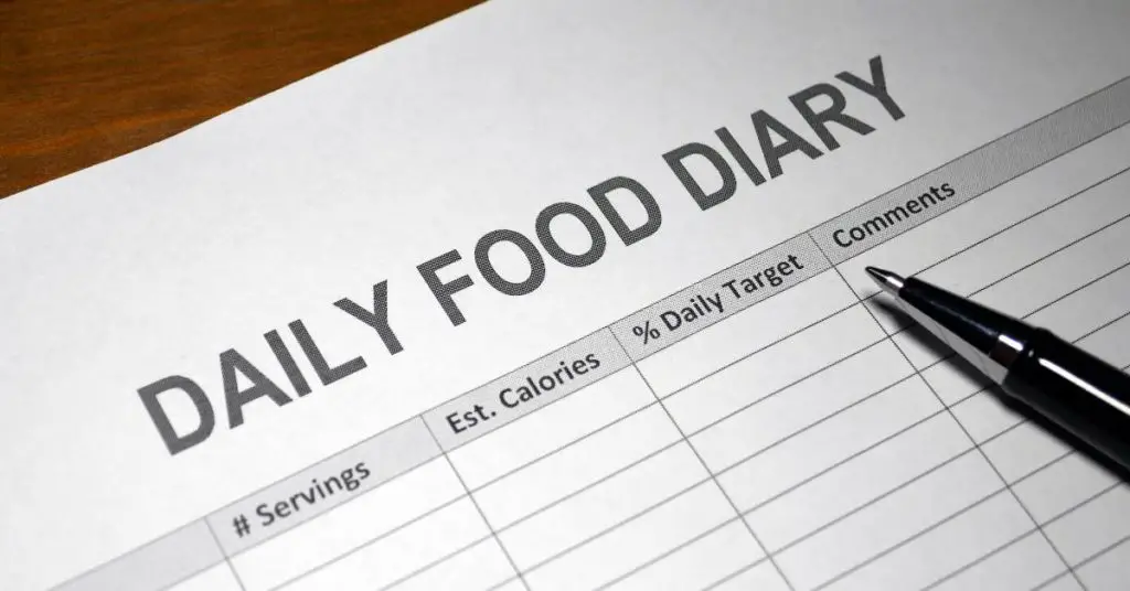 keep a food diary with histamine intolerance