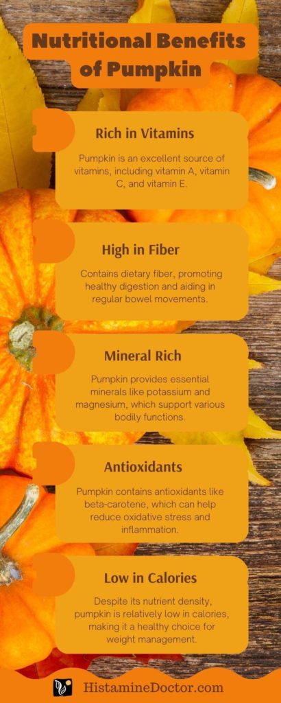 nutritional benefits of pumpkin