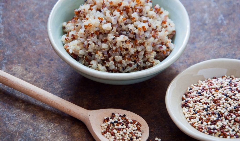 quinoa doesn't contain histamine or other biogenic amines