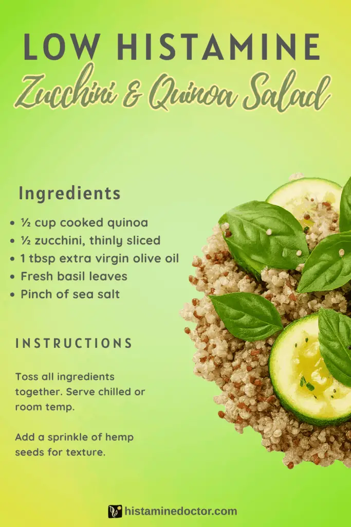 low histamine salad