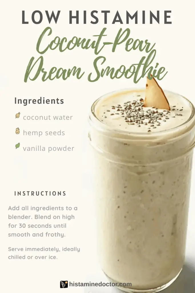 Low Histamine Coconut Pear Recipe
